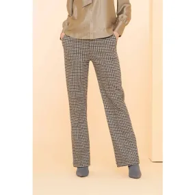 GEISHA 4194320 PANTS OFFWHITE / BLACK