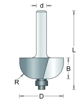 HM HOLPROFIELFREES R=9.5 D=6